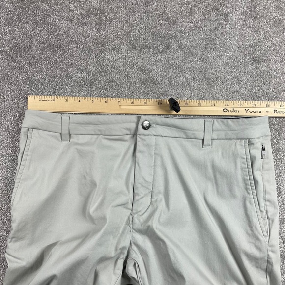 Bird Dogs Pants Mens 36x30 Chino Performance Stretch Office Flat Front Gray - Picture 8 of 13